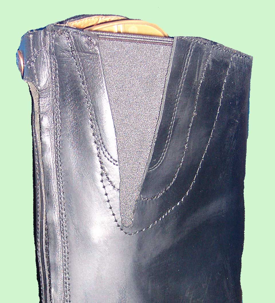 horseridng boots calf elastic